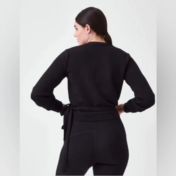 Spanx Women’s Air Essential Ballet Wrap Black Size Small - Picture 5 of 12